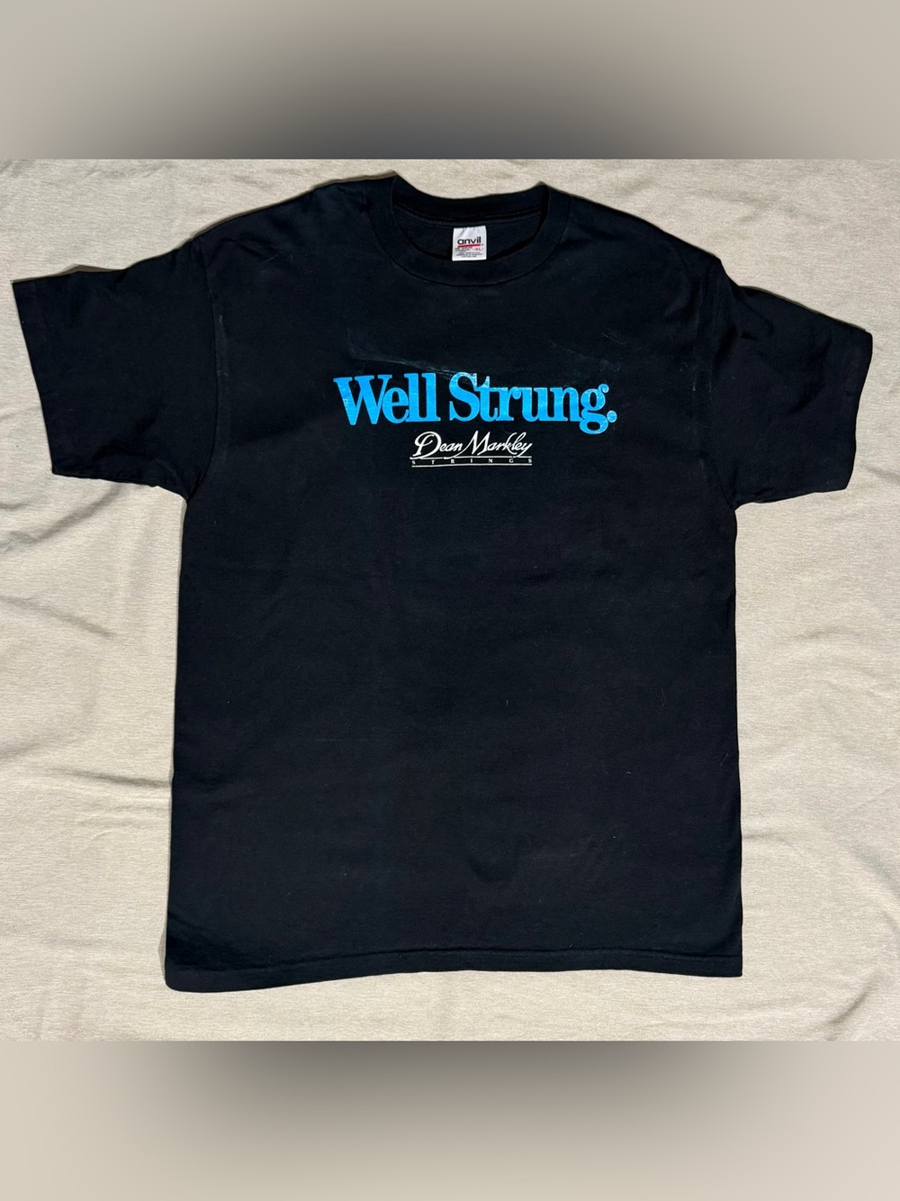 Well Strung Black Graphic T-Shirt
